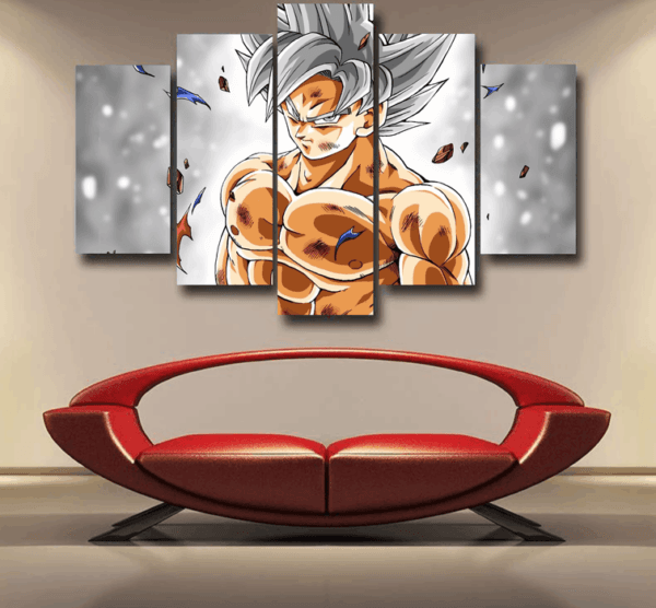 Goku Mastered Ultra Instinct Epic 5pc Canvas