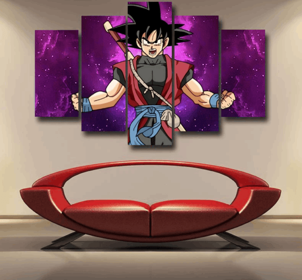 Dragon Ball Super Goku Black Future Saiyan Cool Casual Epic 5pc Canvas