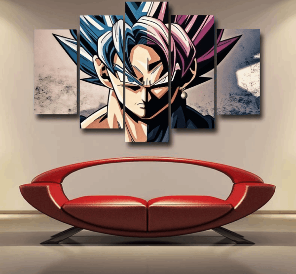 Dragon Ball Super SSGSS Epic 5pc Canvas