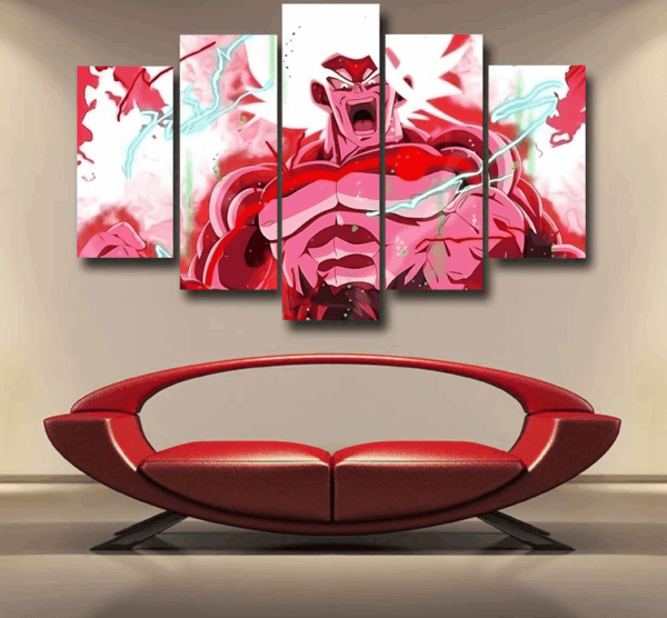 Goku Super Saiyan White Omni God Transformation Epic 5pc Canvas