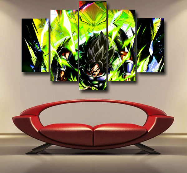 Dragon Ball Super Broly Epic 5pc Canvas