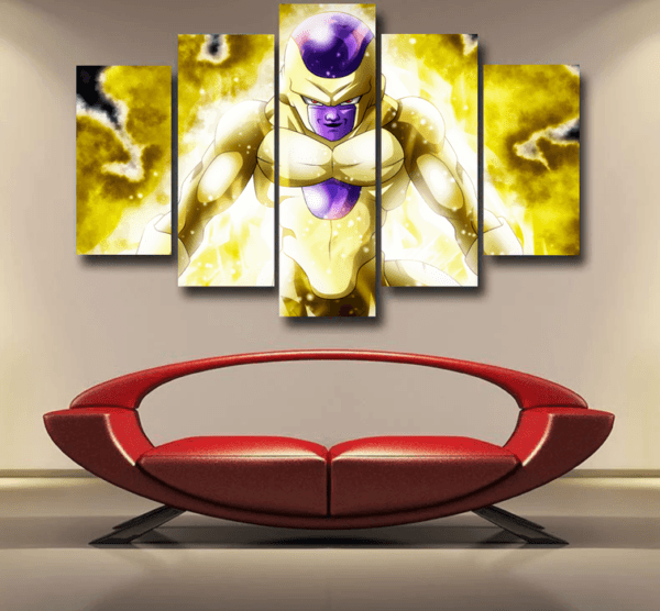 Dragon Ball Super Frieza True Golden Cool Streetwear Epic 5pc Canvas