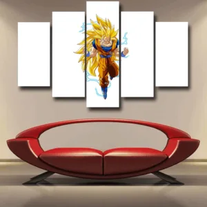 Goku Super Saiyan 3 Epic 5pc Canvas