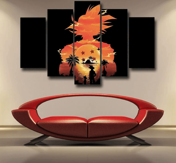 Four Star Dragon Ball Epic 5pc Canvas