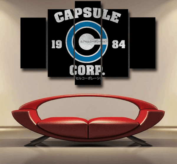 Capsule Corp Baseball Epic 5pc Canvas