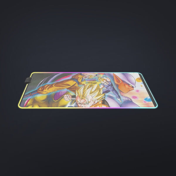 Dragon Ball Super Gogeta Super Saiyan Fusion Streetwear Design cool LED Mouse Pad