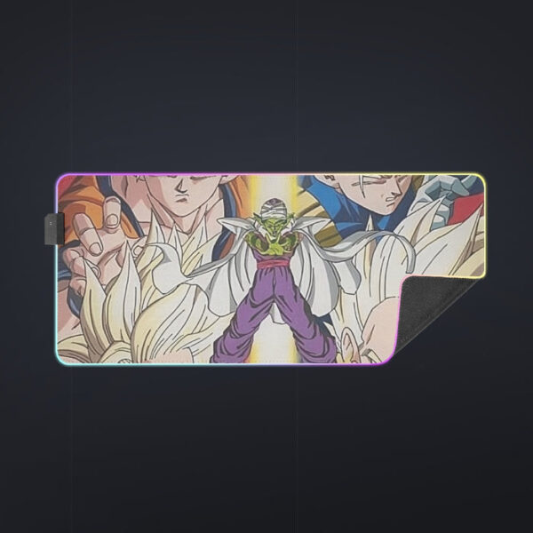 Dragon Ball Goku Vegeta Saiyan Piccolo Namekian Vibrant Design Cool LED Mouse Pad