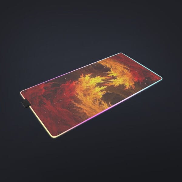 Dragon Ball Z Super Saiyan Orange Aura Dope Streetwear Cool LED Mouse Pad