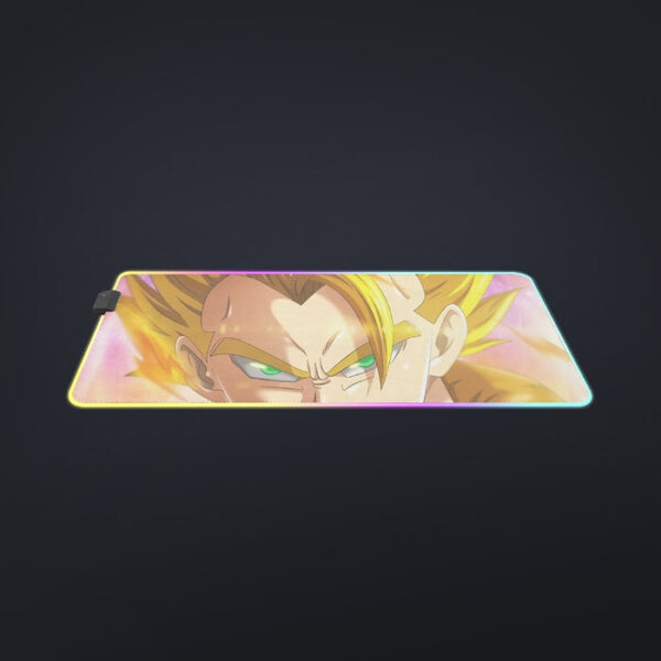 Dragon Ball Z Gogeta Super Saiyan Warrior Power Full Print Streetwear Cool Design cool LED Mouse Pad