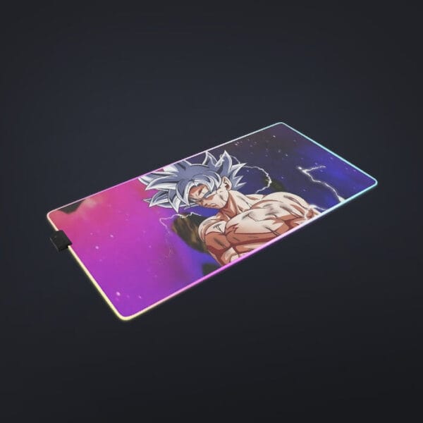 Awesome Ultra Instinct Silver Hair Goku DBZ Kids Cool LED Mouse Pad