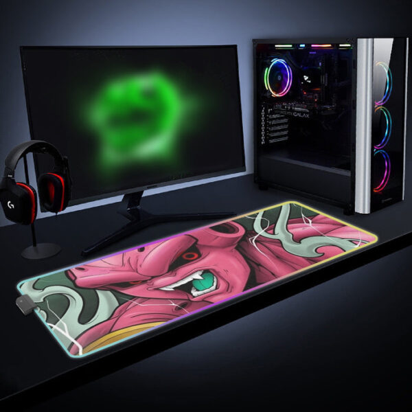 Awesome Majin Buu Attack  LED Mouse Pad