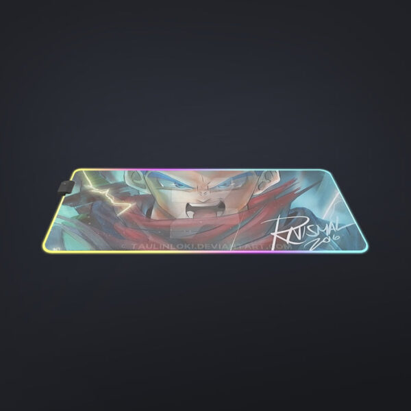 Dragon Ball Super Future Trunks Rage cool LED  Mouse Pad