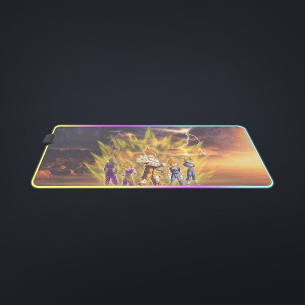 Piccolo Goku And Vegeta Dragon Ball Z  cool LED  Mouse Pad