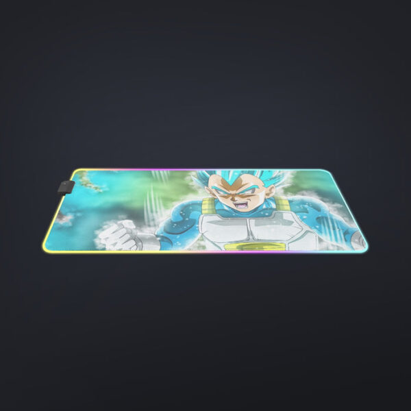 Dragon Ball Super Blue Vegeta Super Saiyan God Cool  cool LED  Mouse Pad