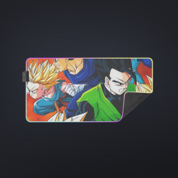 Dragon Ball Goku Super Saiyan 3 Vegeta Gohan Trending Design cool LED Mouse Pad