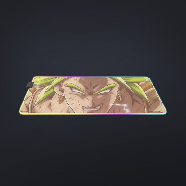 Dragon Ball Super Legendary Super Saiyan Broly White Eyes Custom cool LED Mouse Pad