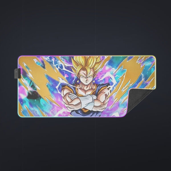 Dragon Ball Vegito Super Power Aura Thunder Earing Super Saiyan cool LED  Mouse Pad