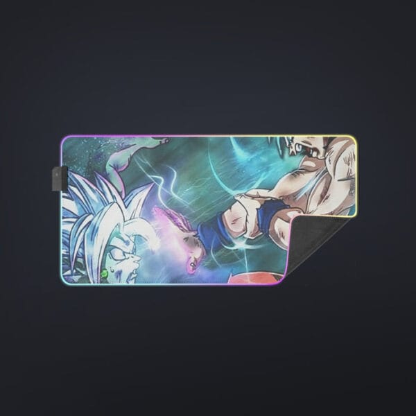 Dragon Ball Fused Zamasu Goku Blue Super Saiyan Epic  LED  Mouse Pad