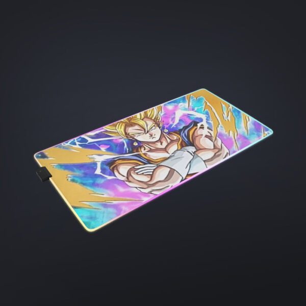 Dragon Ball Vegito Super Power Aura Thunder Earing Super Saiyan cool LED  Mouse Pad