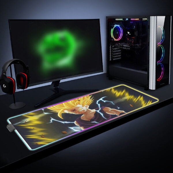 Gohan Super Saiyan 2 cool LED  Mouse Pad