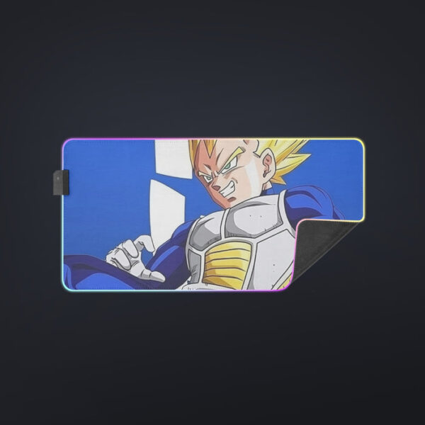 Vegeta With Background Word Dragon Ball cool LED  Mouse Pad