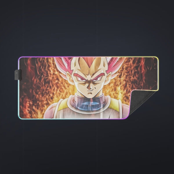 Dragon Ball Super Saiyan God Red Vegeta Cool Casual cool LED Mouse Pad