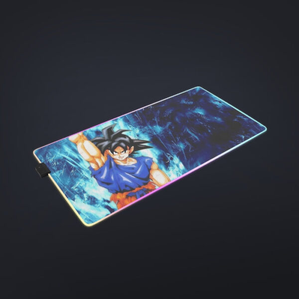 Dragon Ball Z Son Goku Cool Blue Aura Energy Ball cool LED Mouse Pad