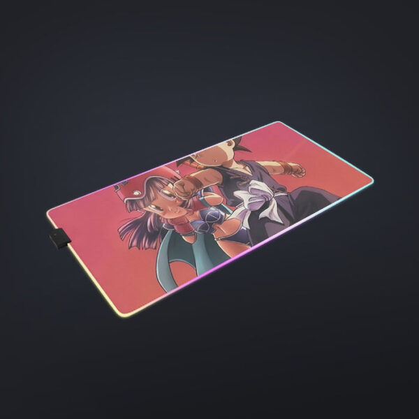 Kid Goku & Chichi Flying on Golden Cloud 3D  cool LED  Mouse Pad