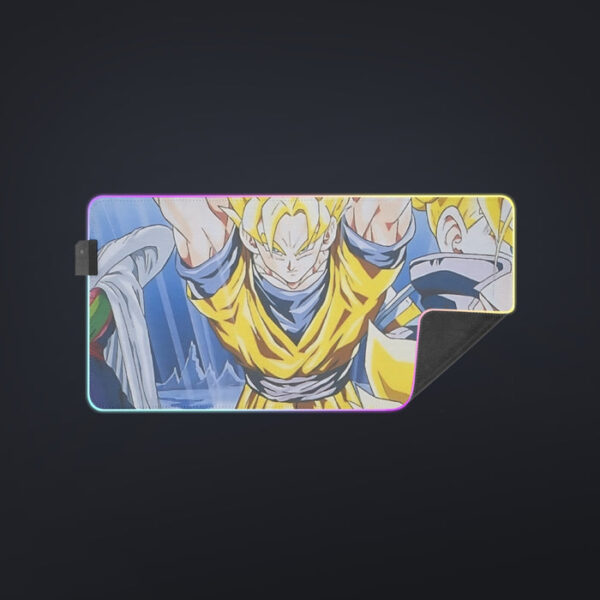 DBZ Goku Saiyan Spirit Bomb Vegeta Piccolo Gohan Trunks Vibrant Design  cool LED Mouse Pad