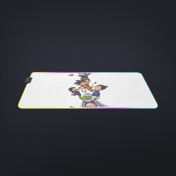 Dragon Ball Z Cute Adorable Chibi DBZ Characters White cool LED  Mouse Pad