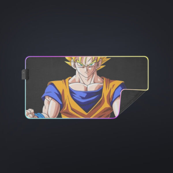 Goku Transformation Thunder Black Super Saiyan cool  LED  Mouse Pad