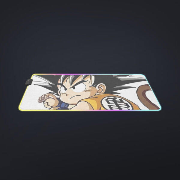 Cute Kid Goku Yellow Clothing Dragon Ball Z cool LED Mouse Pad