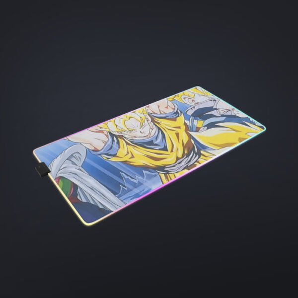 DBZ Goku Saiyan Spirit Bomb Vegeta Piccolo Gohan Trunks Vibrant Design  cool LED Mouse Pad