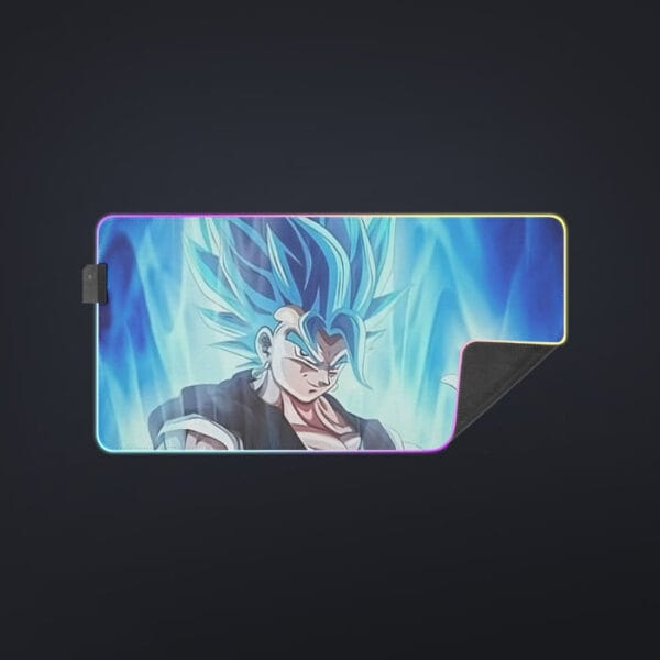 Dragon Ball Z Super Saiyan Vegito Blue Charge Aura Cool LED Mouse Pad