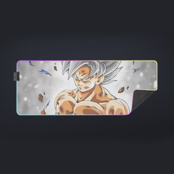 Goku Mastered Ultra Instinct cool LED Mouse Pad