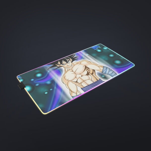 DBZ Goku Muscular Saiyan Vibrant Background Art Style cool LED  Mouse Pad