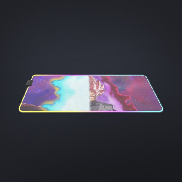 Dragon Ball Z Goku Super Saiyan God & Goku Black  cool LED Mouse Pad