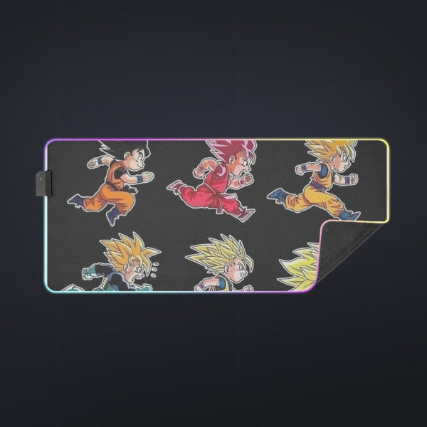 Dragon Ball Anime Son Goku All Form Transformation cool  LED  Mouse Pad