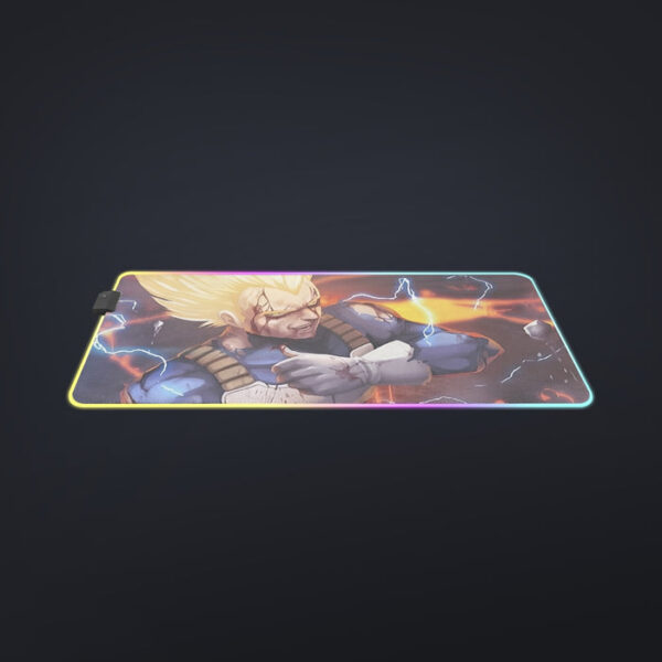 Dragon Ball Z Vegeta Super Saiyan Lightning Custom cool LED  Mouse Pad