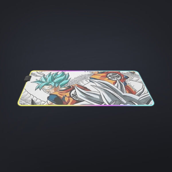 DBS Goku SSJ Transformations White God Blue Red Kaioken Ultra Instinct cool LED Mouse Pad