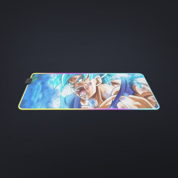 Dragon Ball Goku Blue Kaioken Ultra Instinct Epic 3D cool LED Mouse Pad