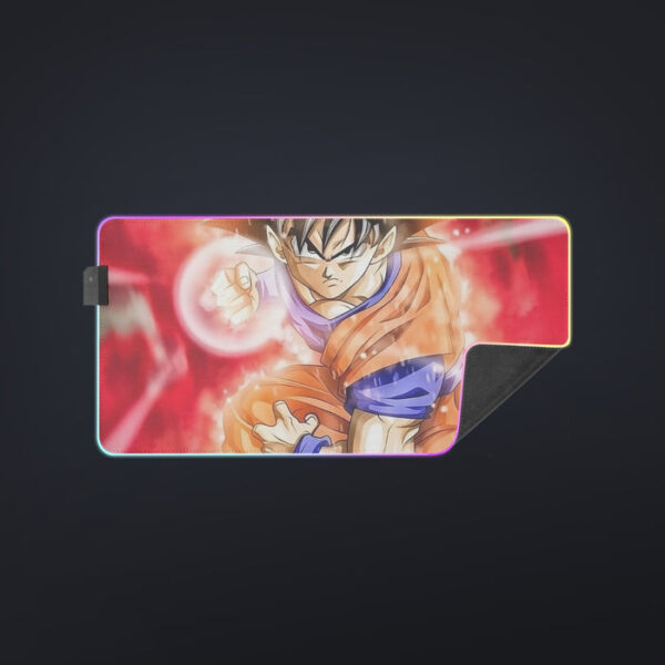 Dragon Ball Super Goku Red Kaioken Energy Epic Punch cool LED Mouse Pad