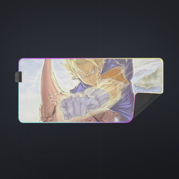 Dragon Ball Z Vegito Punching Super Buu cool LED  Mouse Pad