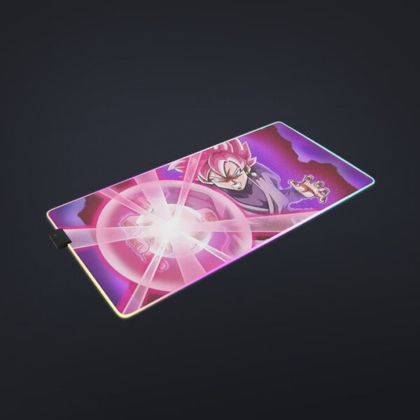 Goku Black Zamasu Super Saiyan Rose Powerful Aura Skills Dope cool LED Mouse Pad