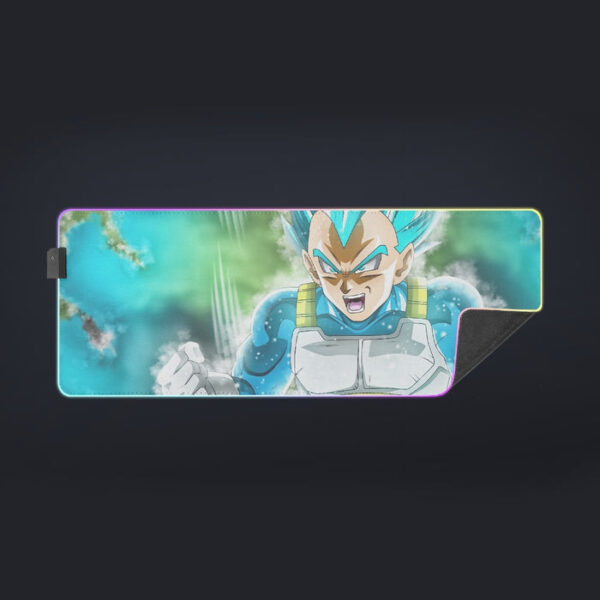 Dragon Ball Super Blue Vegeta Super Saiyan God Cool  cool LED  Mouse Pad