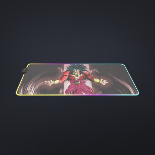 Dragon Ball Z Legendary Super Saiyan Broly 4 Dope Aura cool LED Mouse Pad