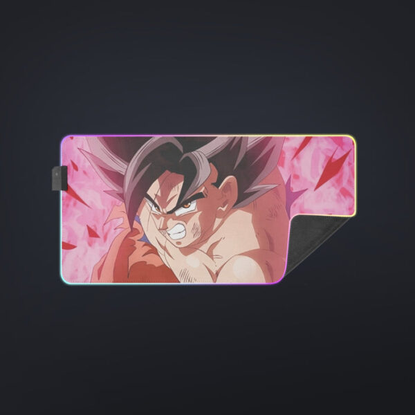 Dragon Ball Super Bruised Goku Red Kaioken Streetwear cool LED Mouse Pad