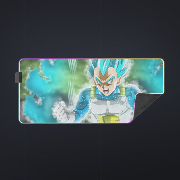 Dragon Ball Super Blue Vegeta Super Saiyan God Cool  cool LED  Mouse Pad