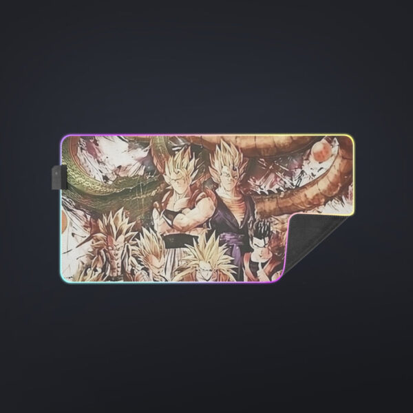 Dragon Ball  Ultimate Shenron x Saiyans  cool LED  Mouse Pad