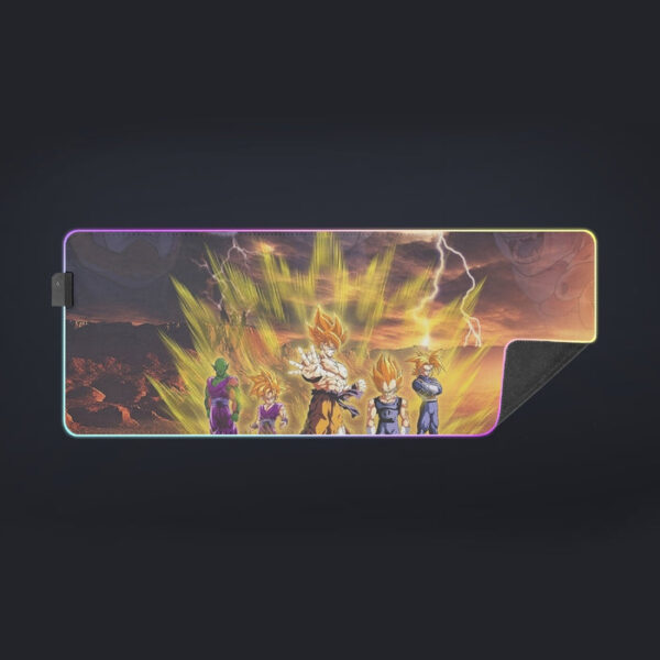 Piccolo Goku And Vegeta Dragon Ball Z  cool LED  Mouse Pad